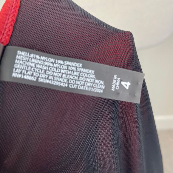 Torrid Rust Red Henley Snap One PIece Swimsuit 4 - Picture 9 of 10